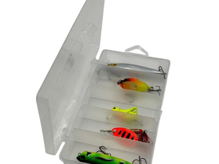 Caja de señuelos agua dulce (rio o laguna)