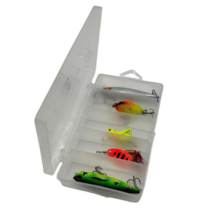 Caja de señuelos agua dulce (rio o laguna)