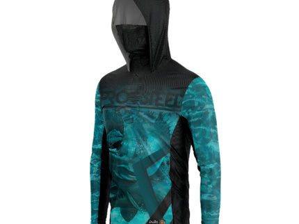 Camisa Manga Larga Con Gorro y Buff Prosteel