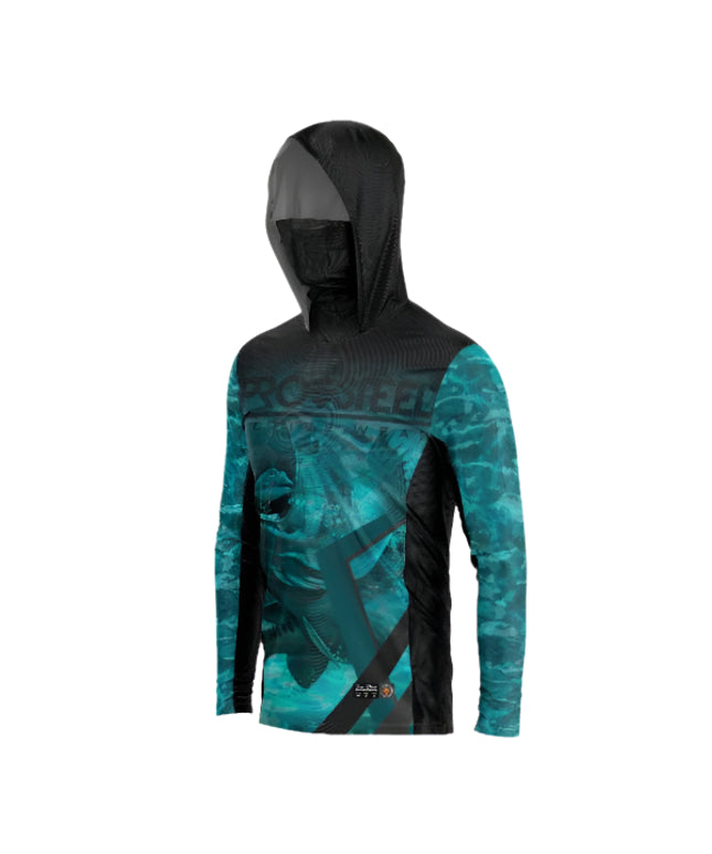 Camisa Manga Larga Con Gorro y Buff Prosteel