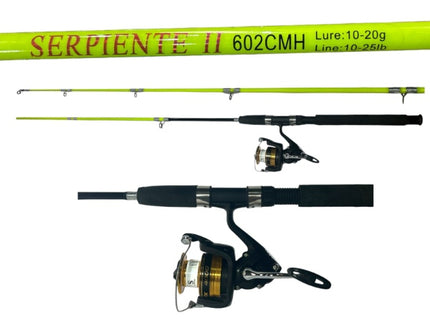 Combo agua salada Serpiente con shimano FX