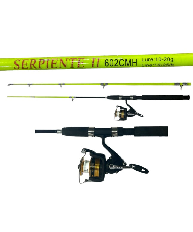 Combo agua salada Serpiente con shimano FX