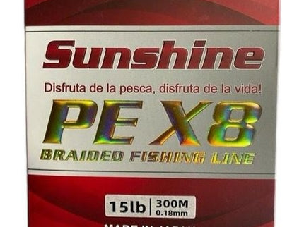 linea trenzada su shine 8x 300 metros