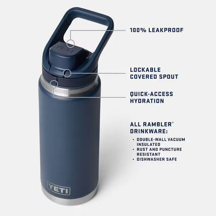 Botella 26oz YETI Flip Chug Cap