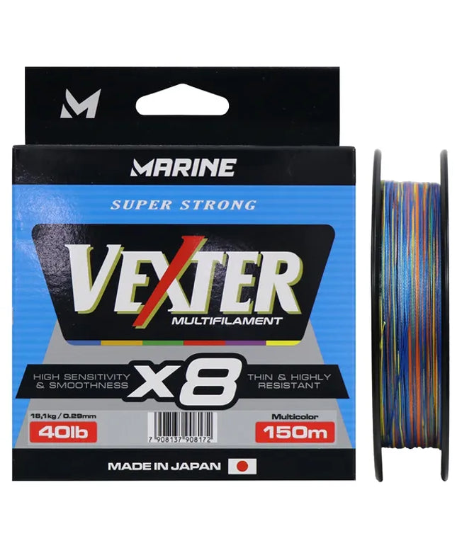 Cuerda trenzada Vexter 8x 300 metros Multicolor