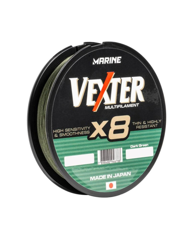 Cuerda Trenzada Vexter 8x 300 metros Verde