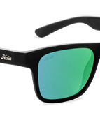SATIN BLACK SEA GREEN MIRROR