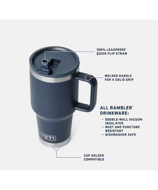 YETI Rambler Travel Mug 30 oz (Tapa de pajilla)