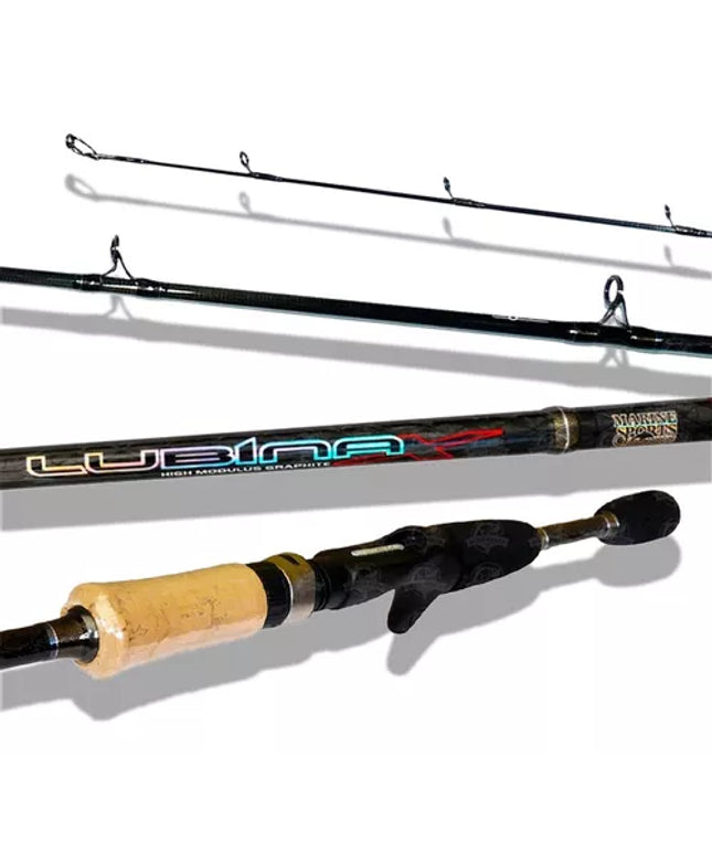 Caña Lubina negra Baitcasting Marine