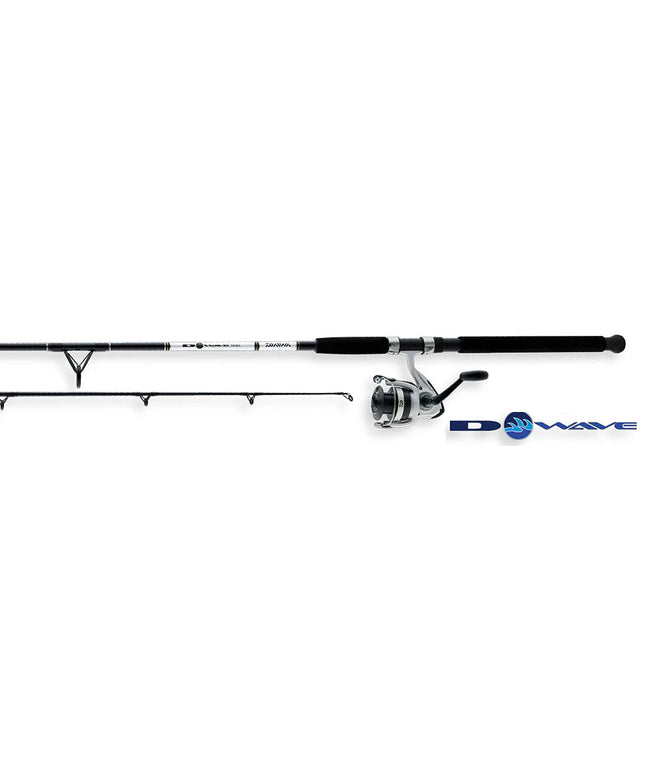 Combo Daiwa D-Wave 4000 Para Agua Salada