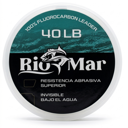 Lider 100% de fluro carbono RioMar rollo de 25 metros
