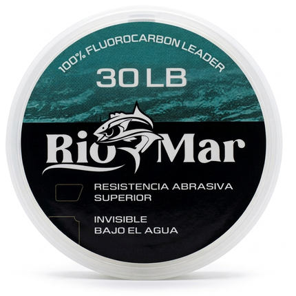 Lider 100% de fluro carbono RioMar rollo de 25 metros