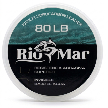 Lider 100% de fluro carbono RioMar rollo de 25 metros