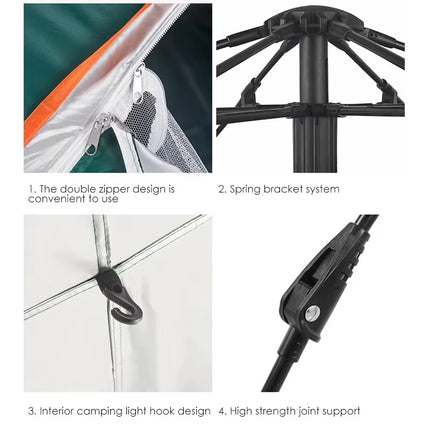 Tienda para acampar de armado fácil Nexo
