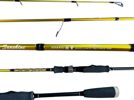 Caña Sunshine Spinning Titanio 5,61HS