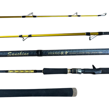 Caña Sunshine Titanio Baitcasting 7.3