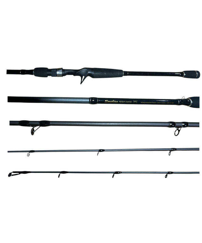 Caña Sunshine Black Baitcasting 7 pies