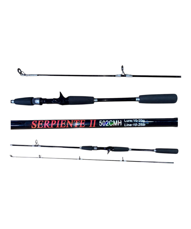 Caña serpiente baitcasting