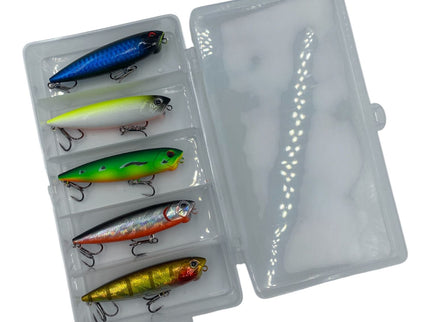 Caja señuelos con 5 paseantes