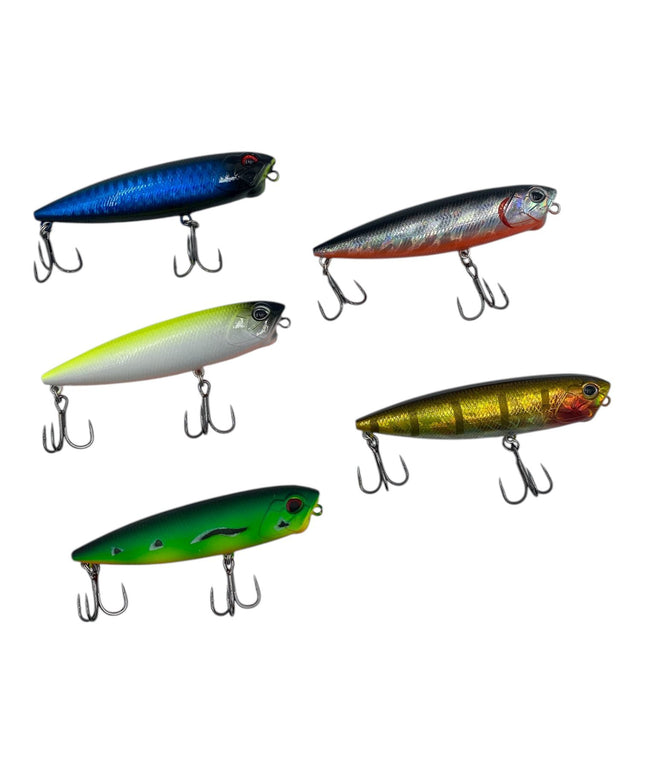 Caja señuelos con 5 paseantes