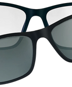 SATIN BLACK BLUEBLOCKER LENS