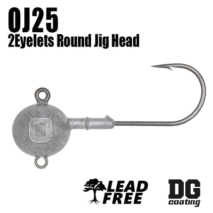 Cabezal Jig Head doble enganche u ojo