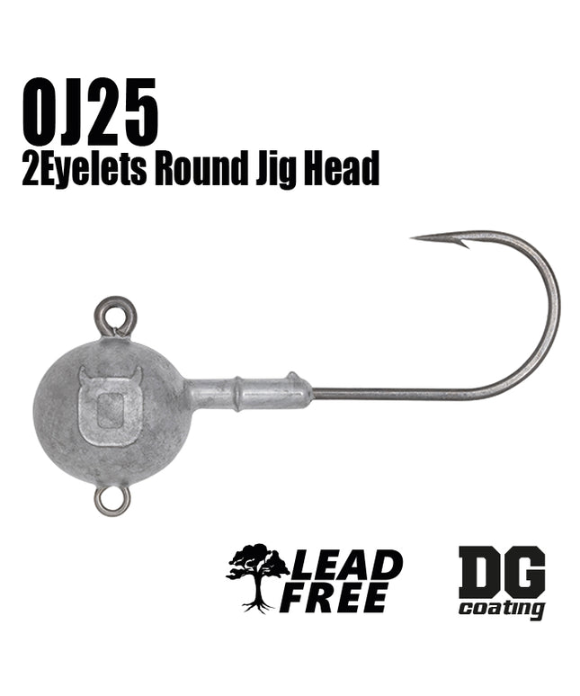 Cabezal Jig Head doble enganche u ojo