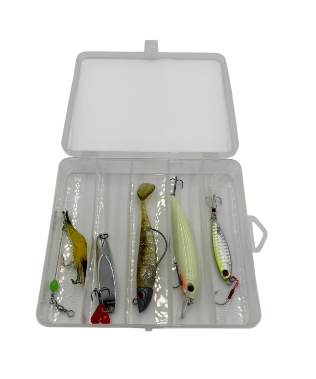 Caja de señuelos agua salada