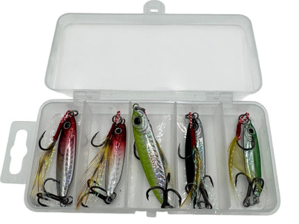 Caja con 5 jigs