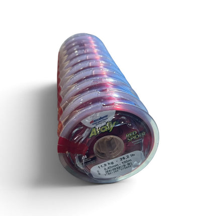 Rollo 100m cuerda plástica Araty rojo